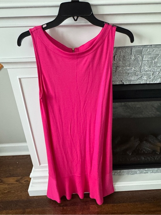 Tommy Bahama Dresses & Skirts - Tommy Bahama Darcy Flounce Dress Glowy Azalea/Vibrant Pink Midi day dress nap